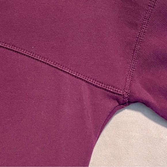 Women’s Caslon casual sweatshirt-style dress in crimson red, size medium - Picture 7 of 9